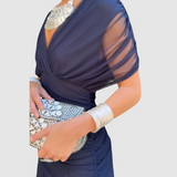 Lucie - Elegantní šaty s výstřihem do V