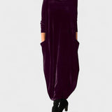 Blanka - Elegantní sametové šaty