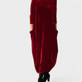 Blanka - Elegantní sametové šaty