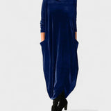 Blanka - Elegantní sametové šaty