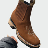 Kristýna - Kožené kovbojské boty