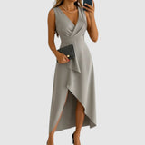 Valerie - Elegantní zavinovací šaty s výstřihem do V
